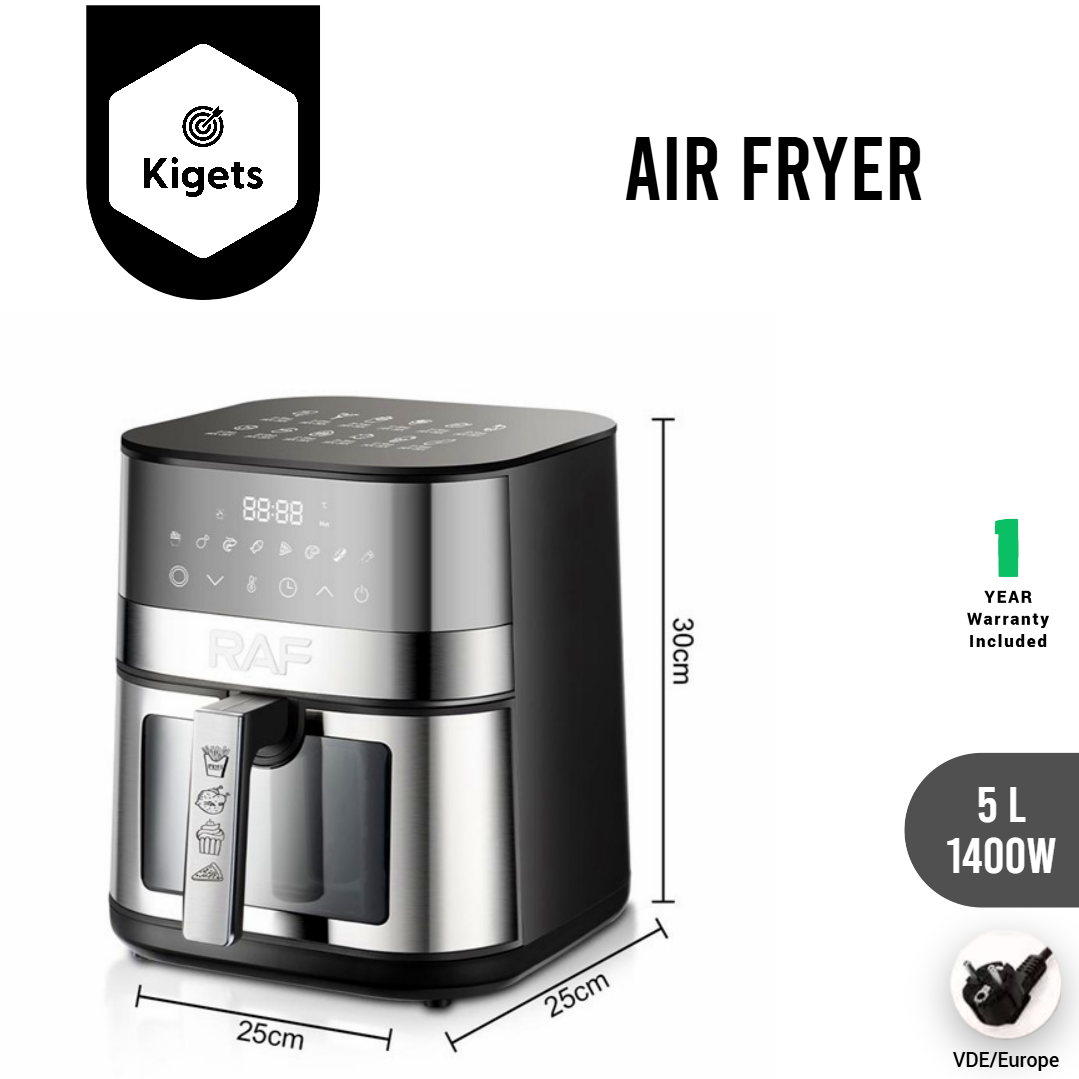 5L Digital Air Fryer with Visible Window_3