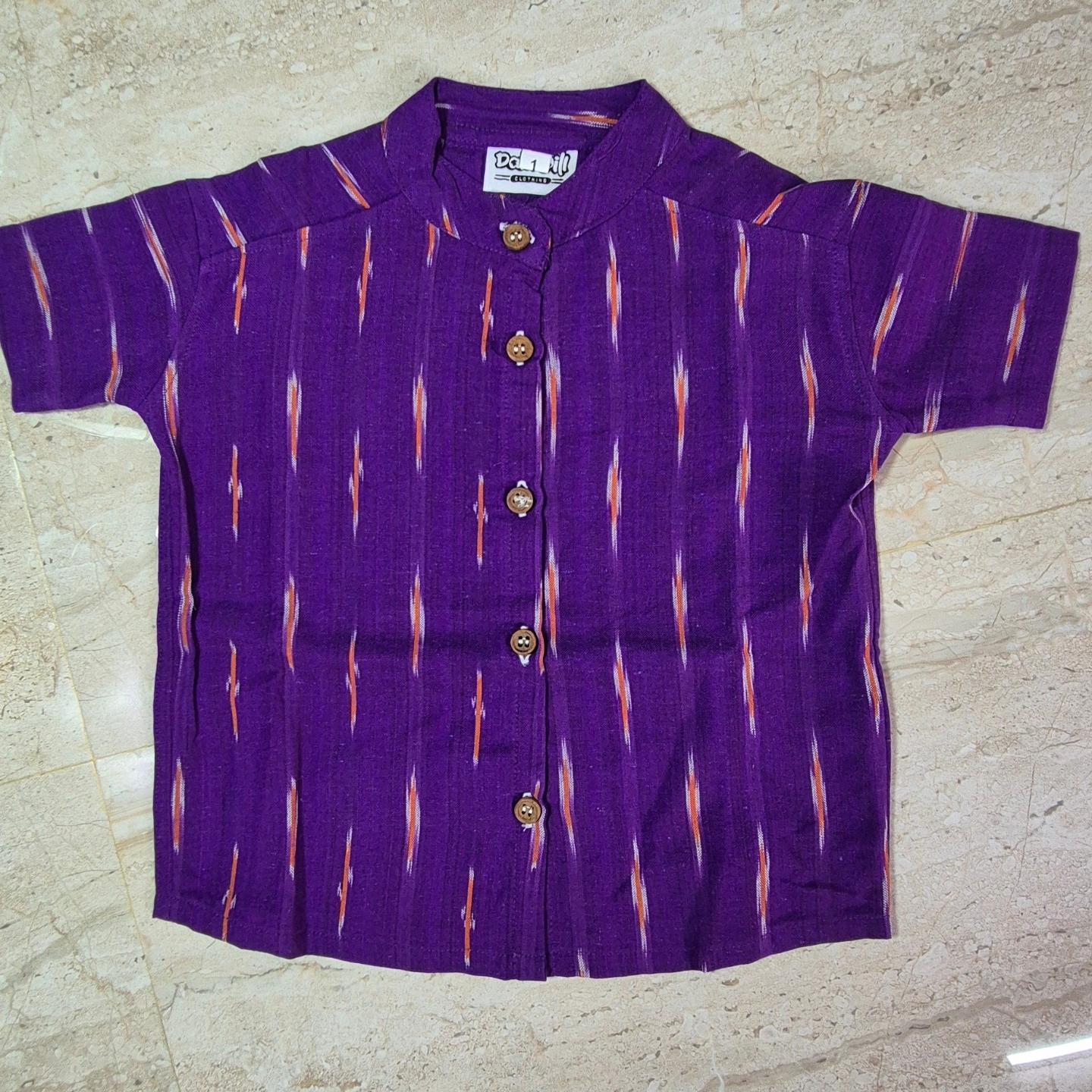 Ikkat Purple _0