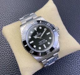Super Clone Submariner 114060 No-Date Black Ceramic 