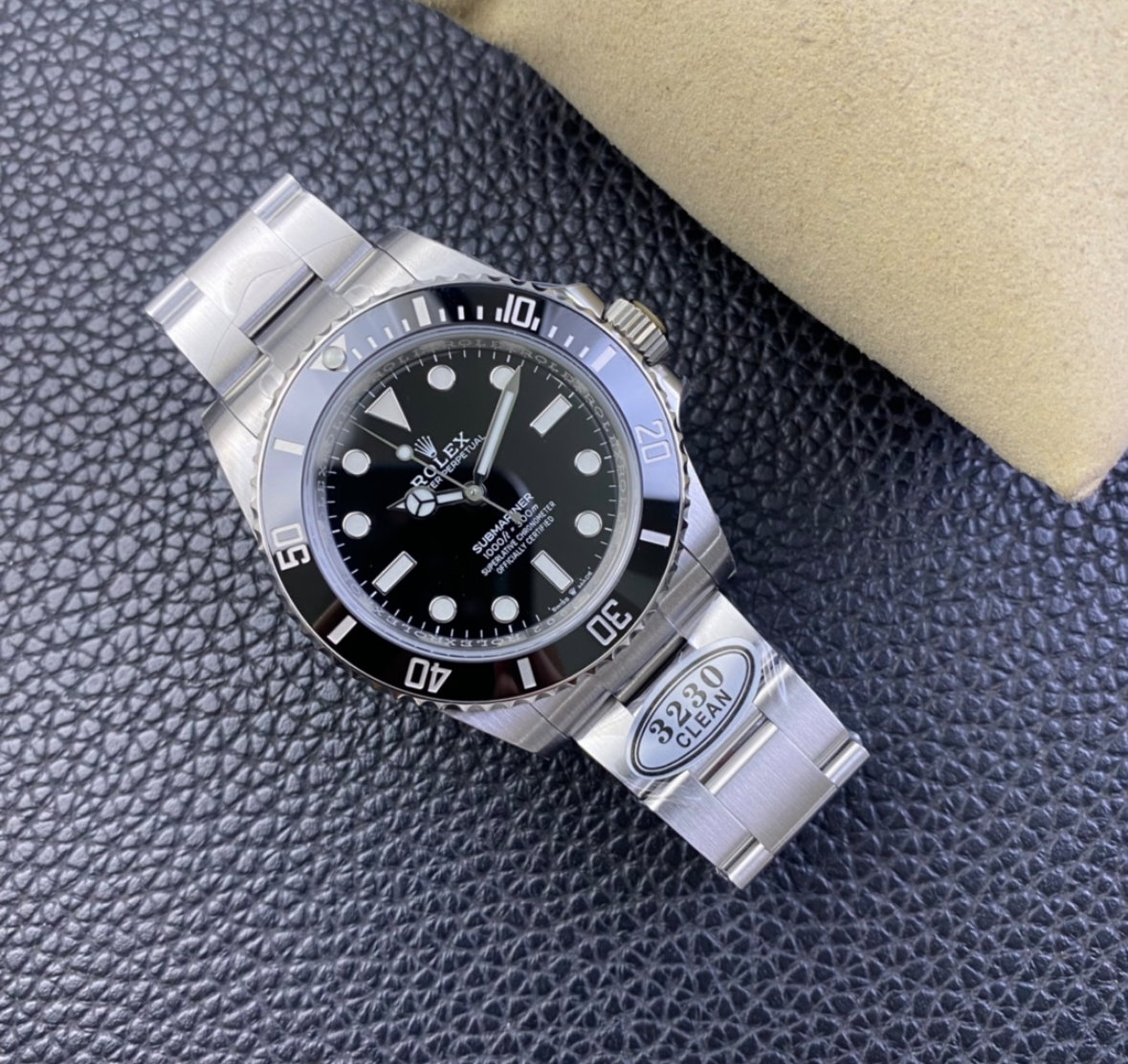 Super Clone Submariner 114060 No-Date Black Ceramic _6
