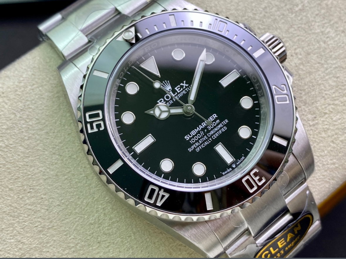 Super Clone Submariner 114060 No Date Black Ceramic Black Dial 904L Steel - 3235 Movement_1
