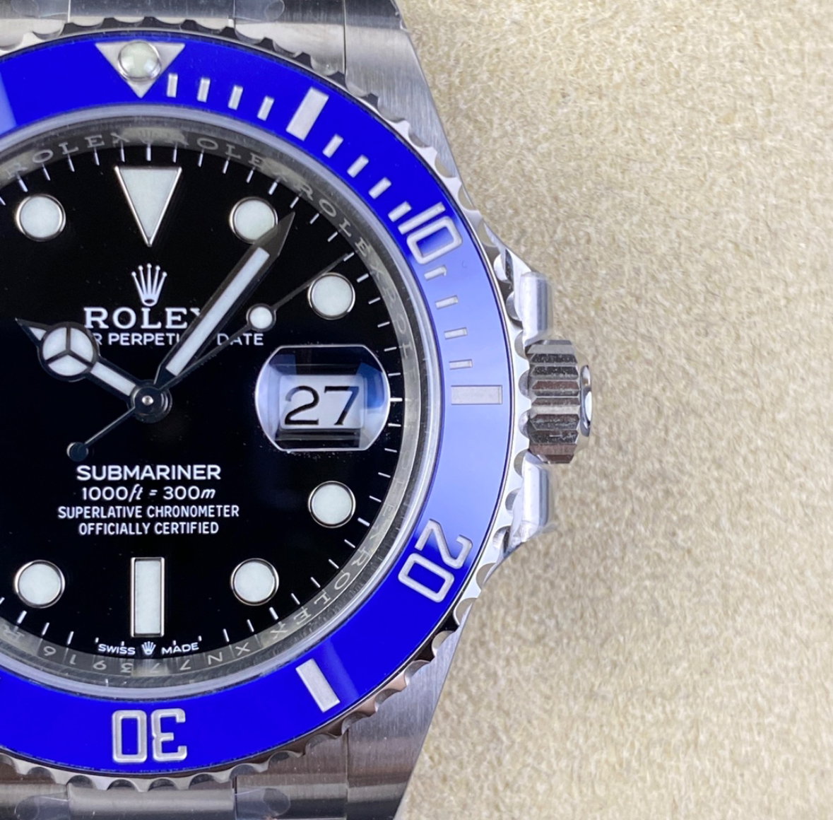 Super Clone Submariner 40mm 116610- Superior Blue Ceramic Bezel- 3235 Movement_4