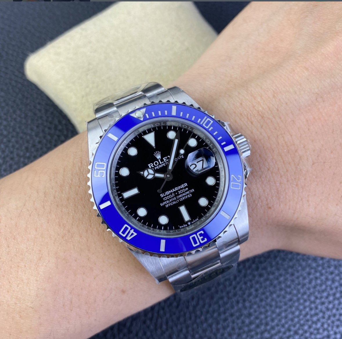 Super Clone Submariner 40mm 116610- Superior Blue Ceramic Bezel- 3235 Movement_9