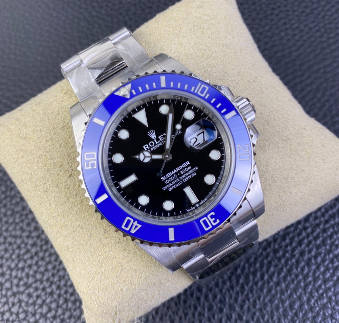 Super Clone Submariner 40mm 116610- Superior Blue Ceramic Bezel- 3235 Movement_1