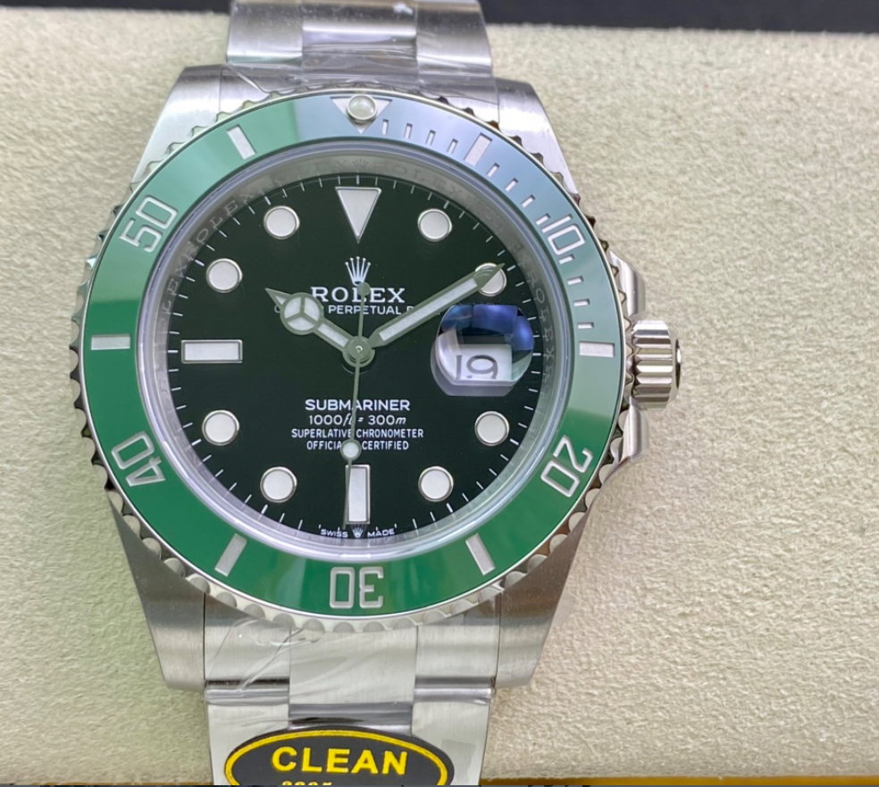 Super Clone Submariner Date Starbucks Green Bezel 126610LV - 3235 Movement_0