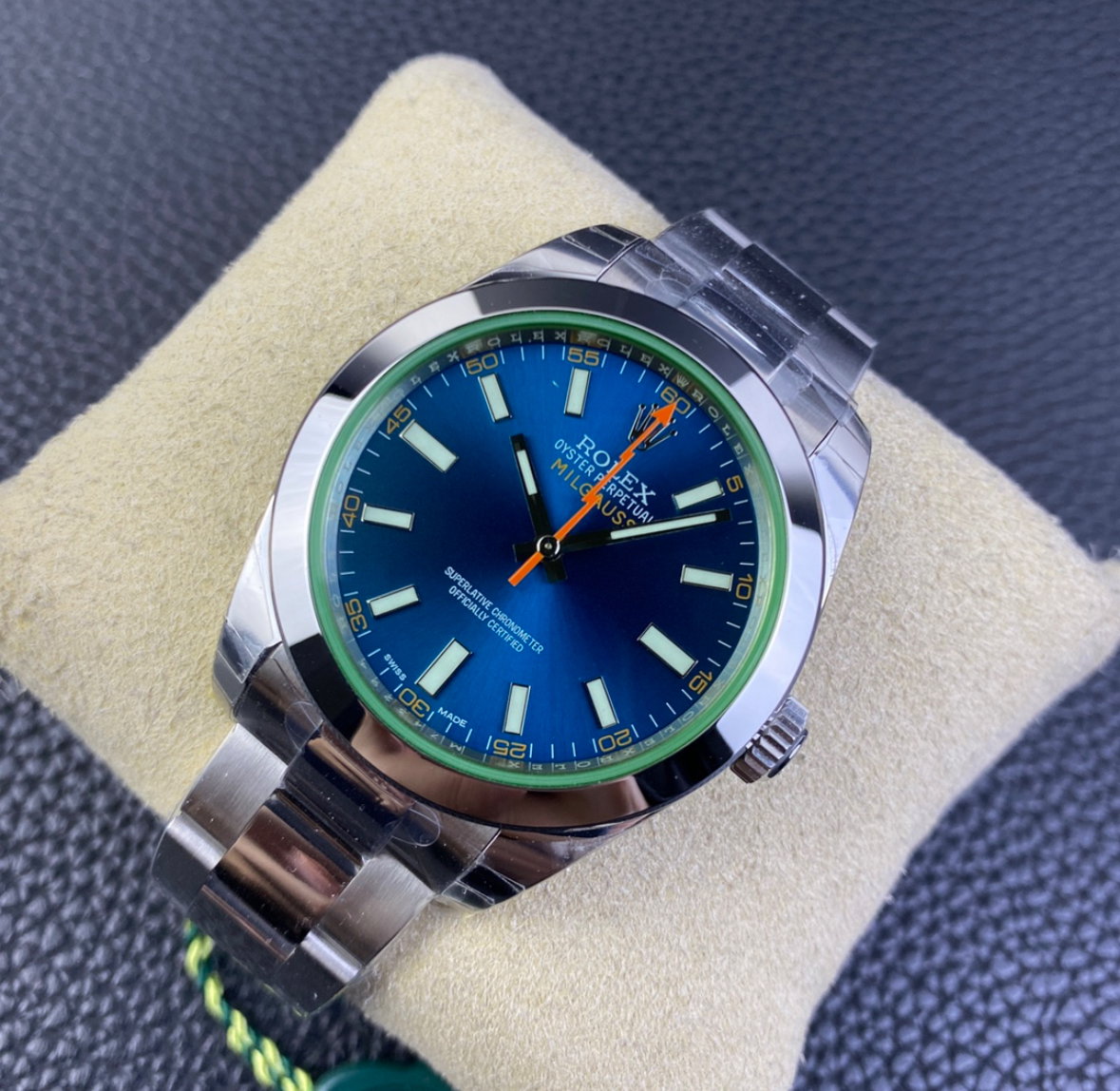 Super Clone Milgauss Blu Dial - Ref 116400GV - assembled watch_3