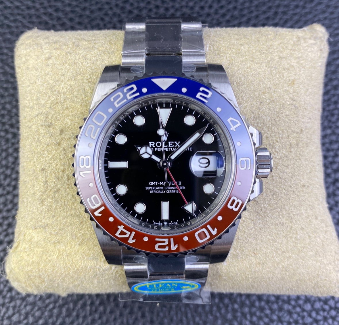 Super Clone GMT-Master II Pepsi, Stainless Steel Oyster 126710_0
