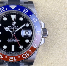 Super Clone GMT-Master II Pepsi, Stainless Steel Oyster 126710