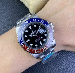 Super Clone GMT-Master II Pepsi, Stainless Steel Oyster 126710