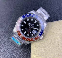 Super Clone GMT-Master II Pepsi, Stainless Steel Oyster 126710