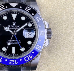 Super Clone GMT-Master II Batman, Stainless Steel Oyster 126710
