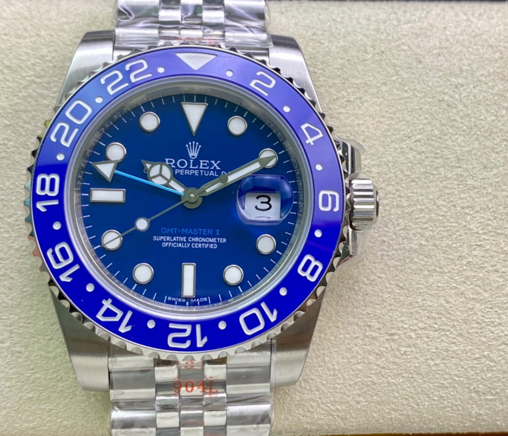Super Clone GMT-Master II Custom Wildman, Stainless Steel Jubilèe 126710
