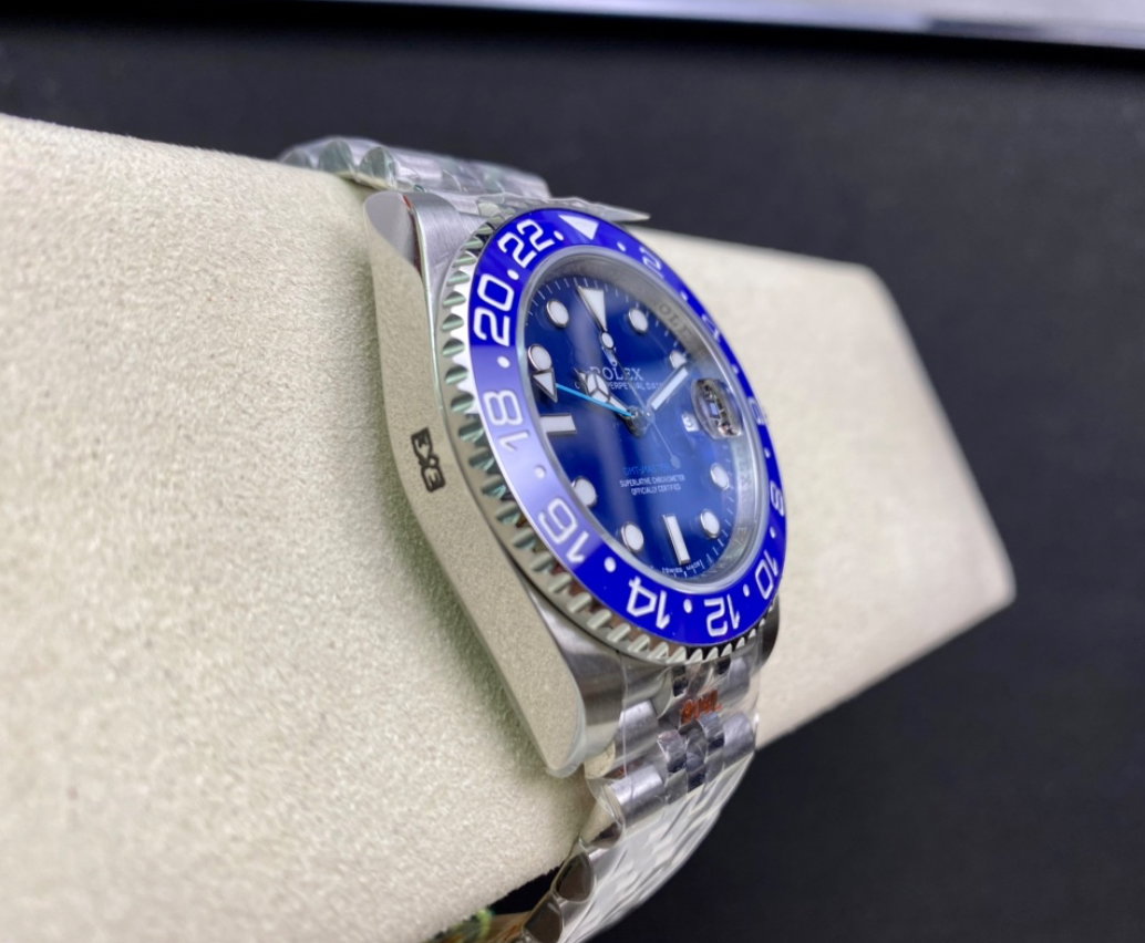 Super Clone GMT-Master II Custom Wildman, Stainless Steel Jubilèe 126710_5