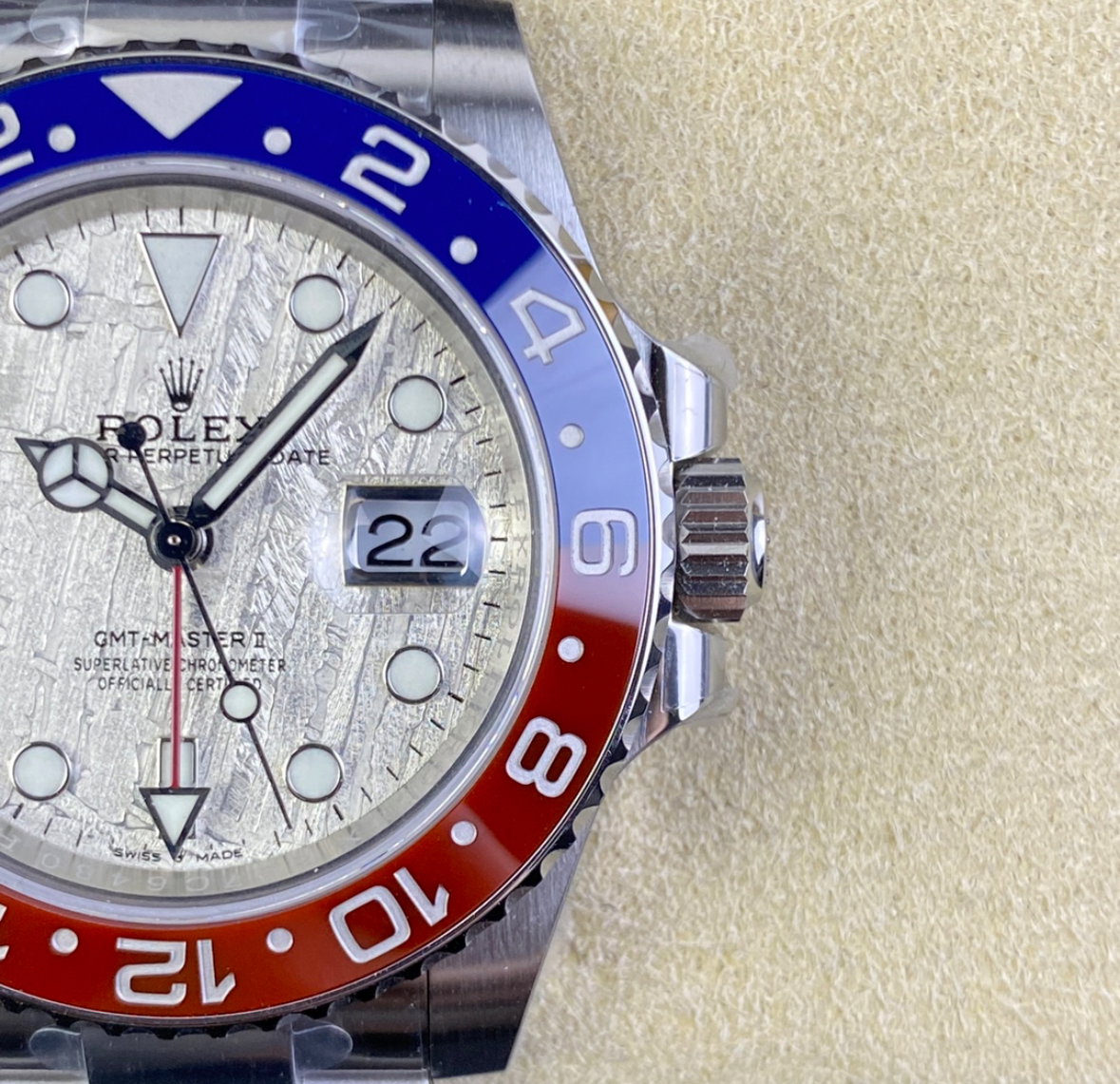 Super Clone GMT-Master II Meteorite, Stainless Steel Oyster 126719_4