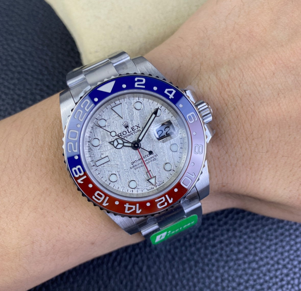 Super Clone GMT-Master II Meteorite, Stainless Steel Oyster 126719_9