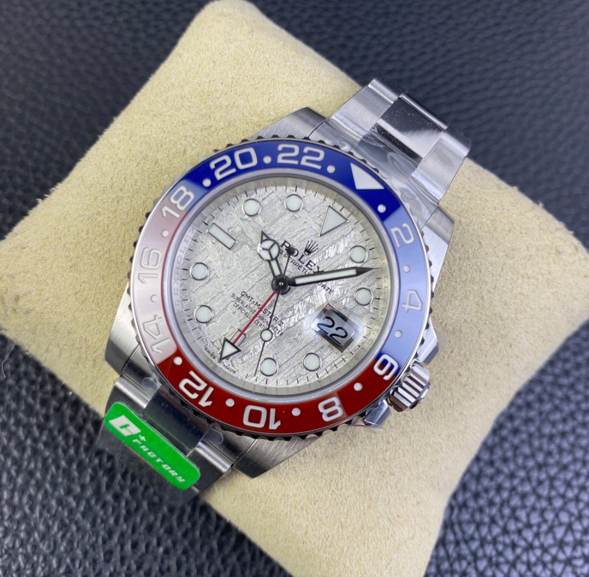 Super Clone GMT-Master II Meteorite, Stainless Steel Oyster 126719_2