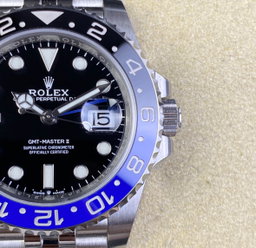 Super Clone GMT-Master II Batman, Stainless Steel Jubilèe 126710