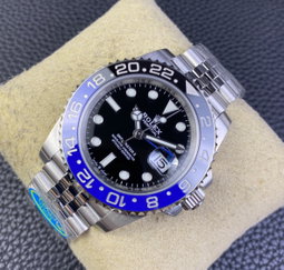 Super Clone GMT-Master II Batman, Stainless Steel Jubilèe 126710