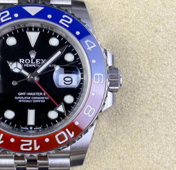 Super Clone GMT-Master II Pepsi, Stainless Steel Jubilèe 126710