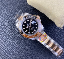 Super Clone GMT-Master II “Root-Beer” Rose Gold & SS 126711