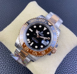 Super Clone GMT-Master II “Root-Beer” Rose Gold & SS 126711