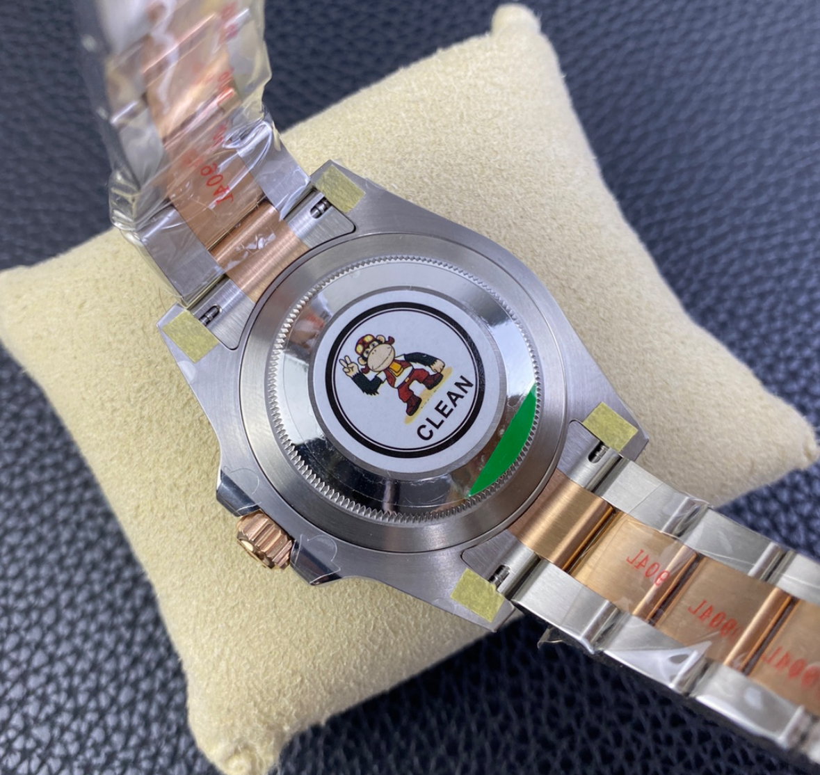 Super Clone GMT-Master II “Root-Beer” Rose Gold & SS 126711_7
