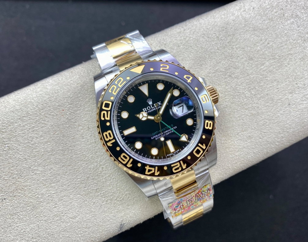 Super Clone GMT-Master II 116713 Oyster 18K Yellow Gold /SS Ceramic_4