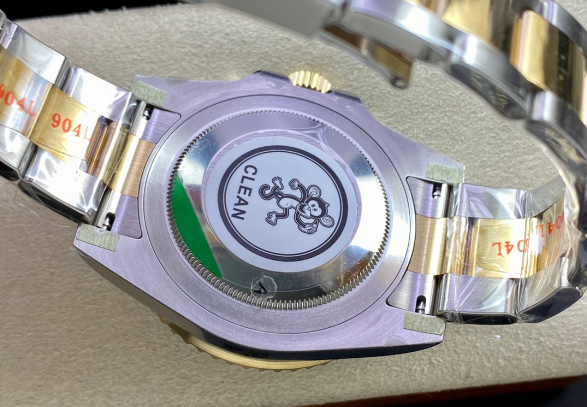 Super Clone GMT-Master II 116713 Oyster 18K Yellow Gold /SS Ceramic_7
