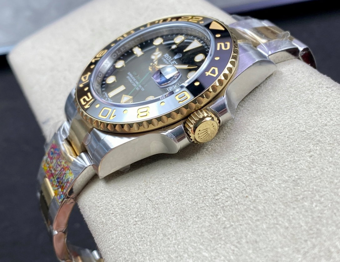 Super Clone GMT-Master II 116713 Oyster 18K Yellow Gold /SS Ceramic_6