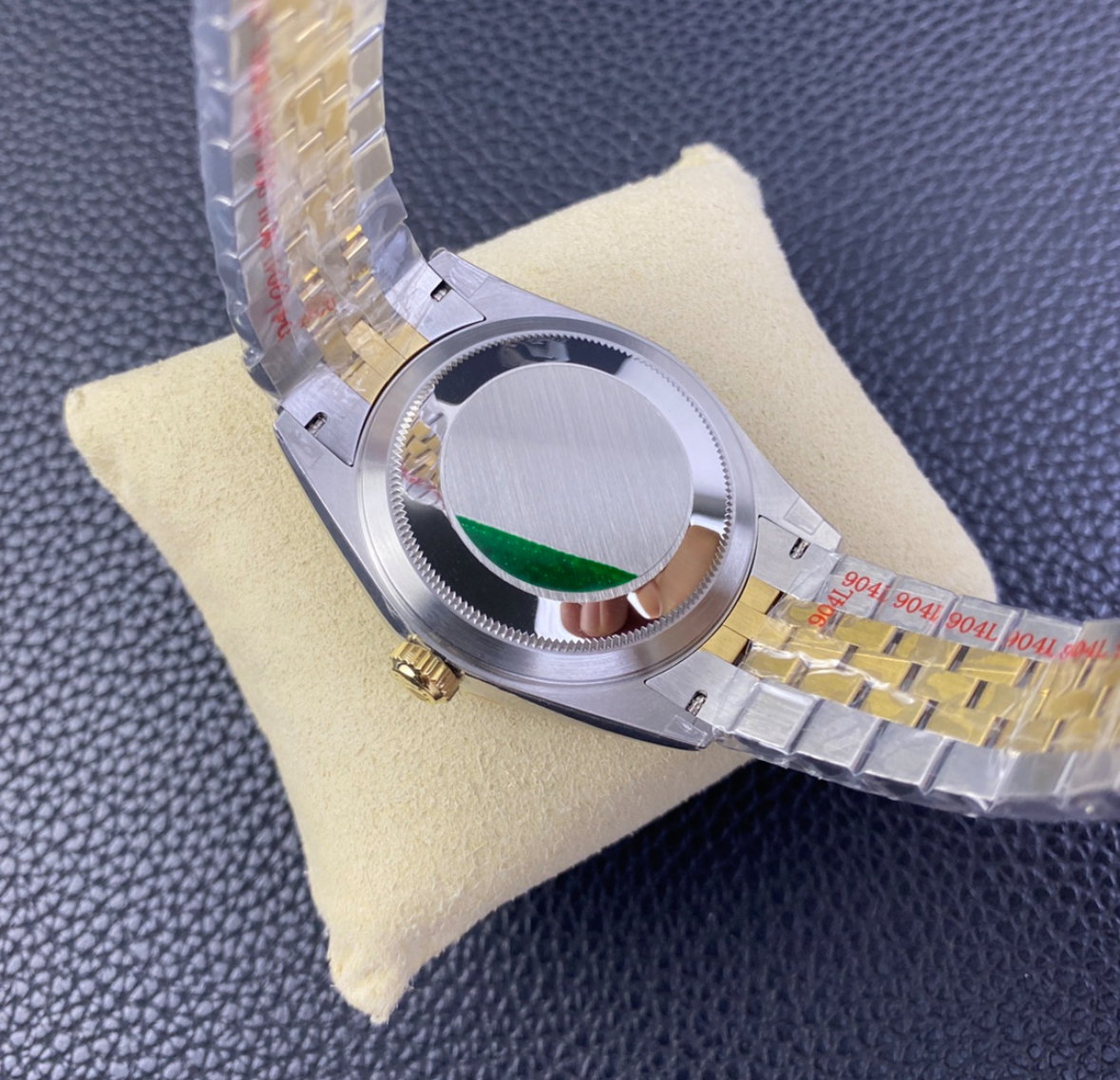 Super Clone Sky-Dweller 42MM Two-Tone Gold & Steel, Black Dial, Jubilee _6