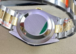 Super Clone Sky-Dweller 42MM Two-Tone Gold & Steel, Black Dial, Oyster