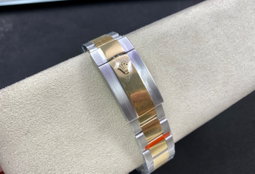 Super Clone Sky-Dweller 42MM Two-Tone Gold & Steel, Black Dial, Oyster