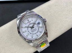 Super Clone Sky-Dweller 42MM Stainless Steel, White Dial, Oyster