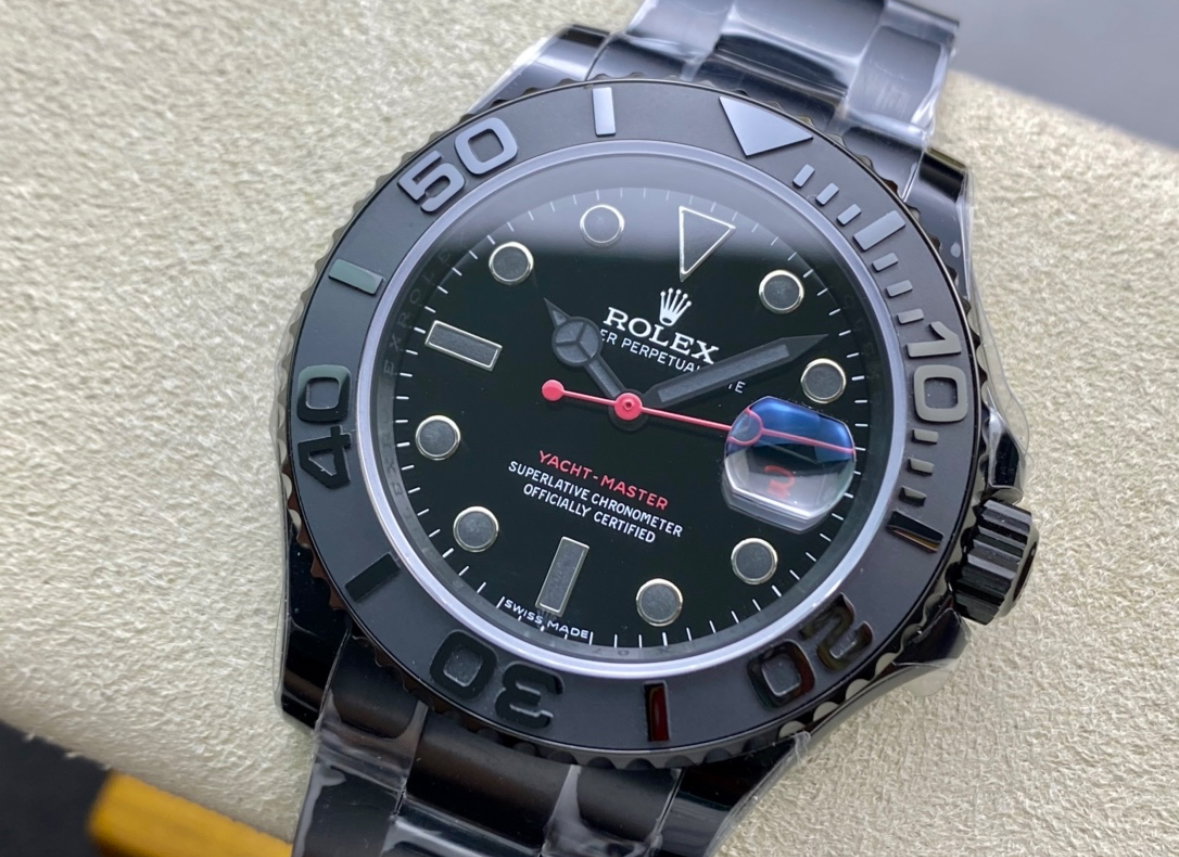Super Clone Yatch-Master 40mm Black Venom_2
