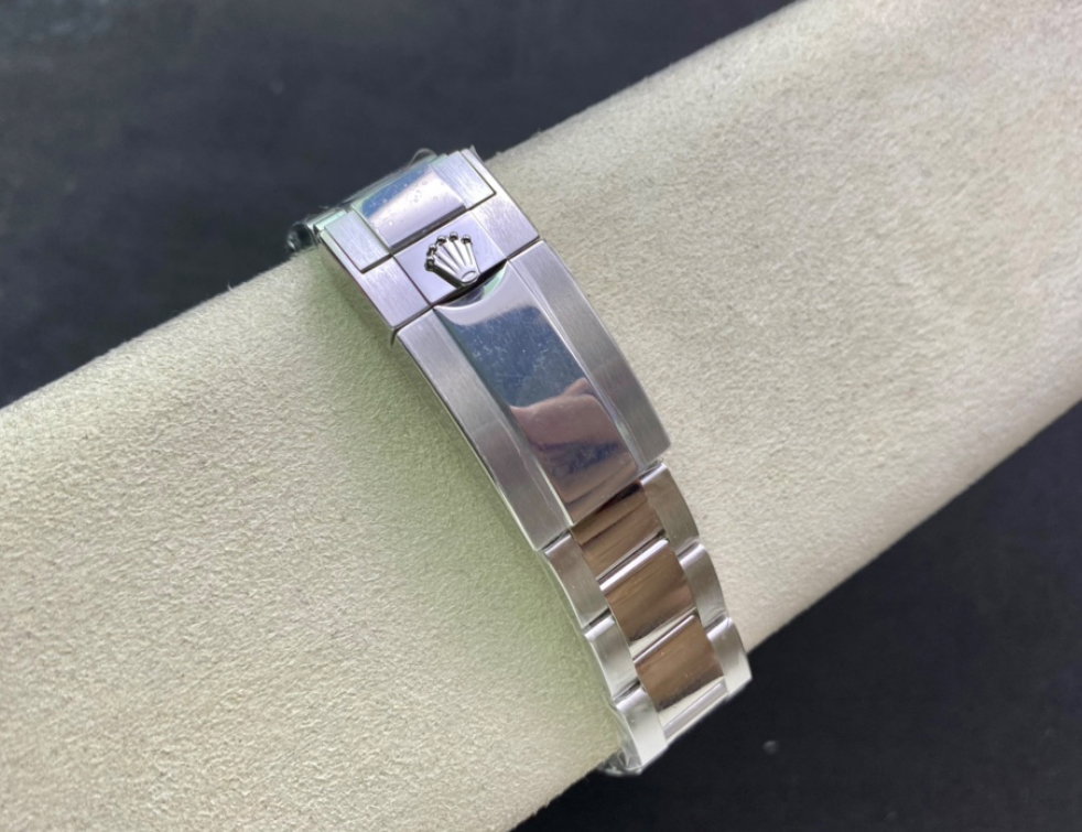Super Clone Yatch-Master 126622 Gray Dial with Blue Second Hand 904L Stainless Steel Case & Oyster Steel Bracelet_8