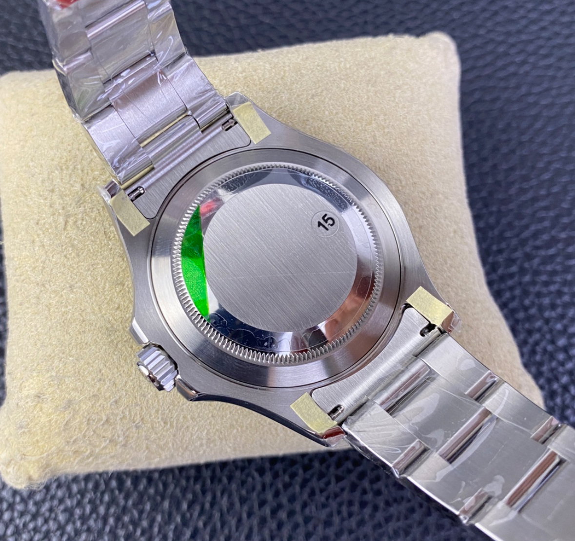 Super Clone Yacht Master 126622 Blue Dial with Red Second Hand 904L Stainless Steel Case & Oyster Steel Bracelet_6