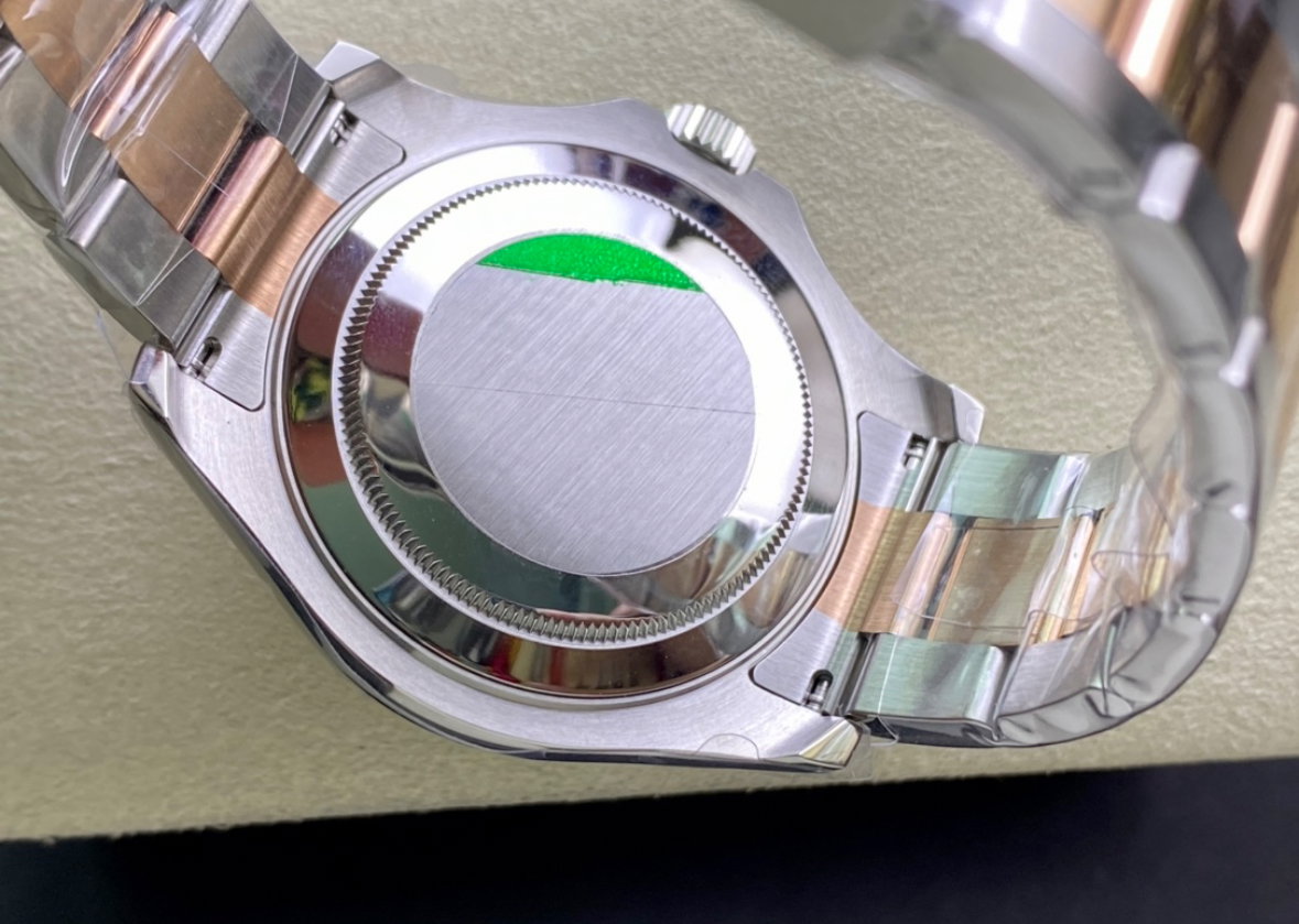 Super Clone Yatch-Master 126621 904L Steel Brown Dial 3D Rose Gold Bezel Rose Gold & Steel Two Tone Bracelet_7