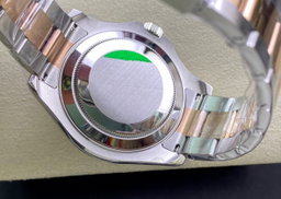 Super Clone Yatch-Master 126621 904L Steel Brown Dial 3D Rose Gold Bezel Rose Gold & Steel Two Tone Bracelet