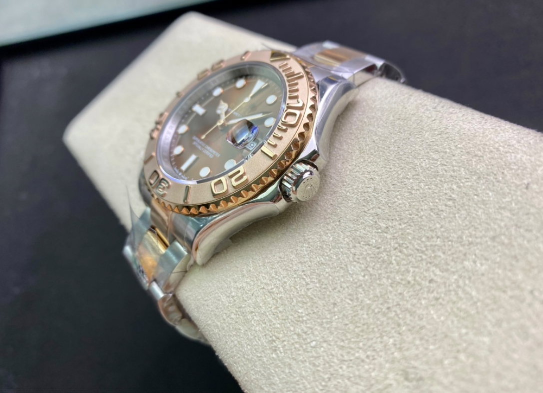 Super Clone Yatch-Master 126621 904L Steel Brown Dial 3D Rose Gold Bezel Rose Gold & Steel Two Tone Bracelet_6