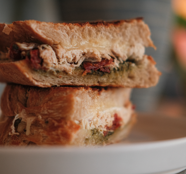 Chicken Pesto Toastie