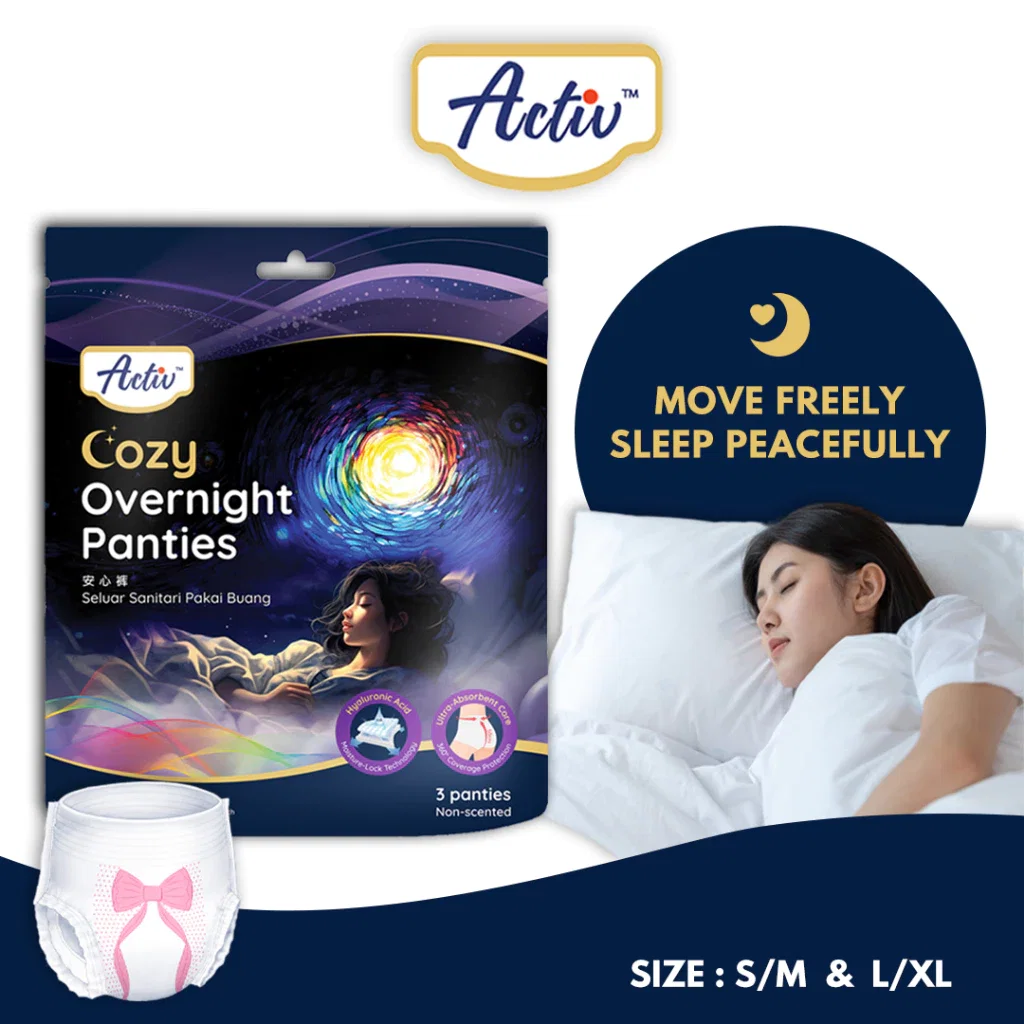 [Rivervale Shores Resident Only] Activ Cozy Overnight Panties / Ultra-Thin Sanitary Pad_1
