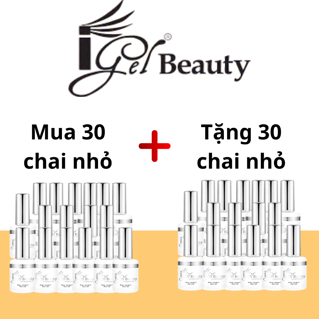 Igel Builder Gel - Mua 30 chai nhỏ tặng 30 chai nhỏ