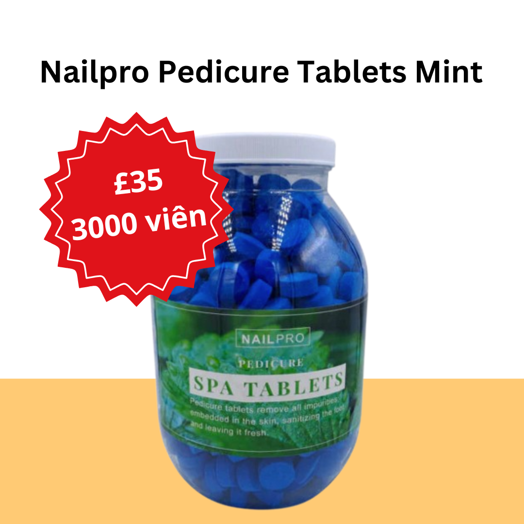 (3000 Viên) Nailpro Pedicure Tablets Mint