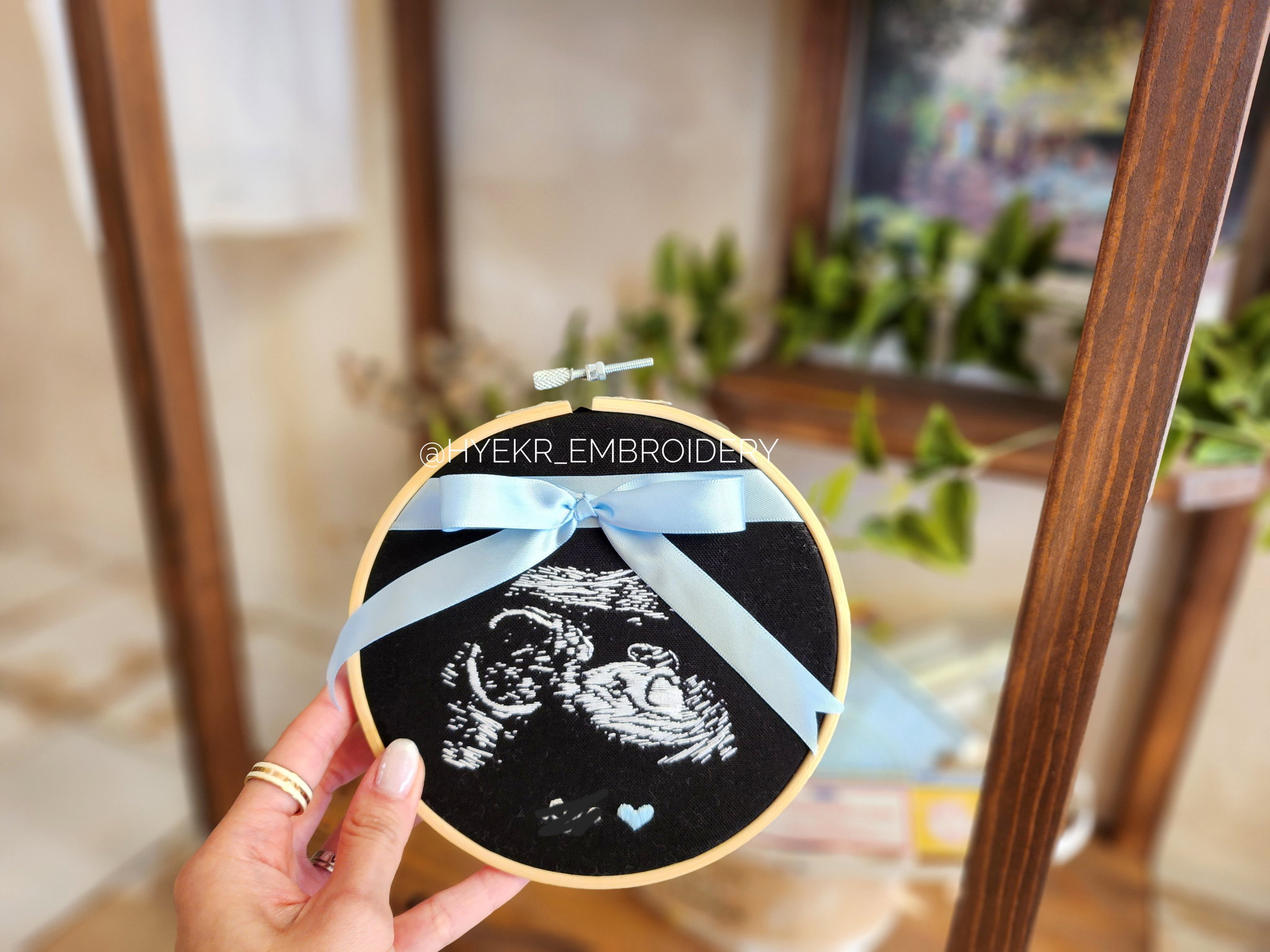 Classic Ultrasound Embroidery Hoop_2