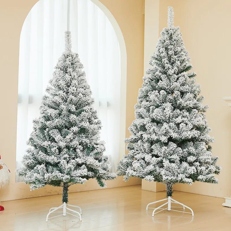 Snow flaked Xmas tree