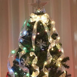 Xmas battery powered ribbon 