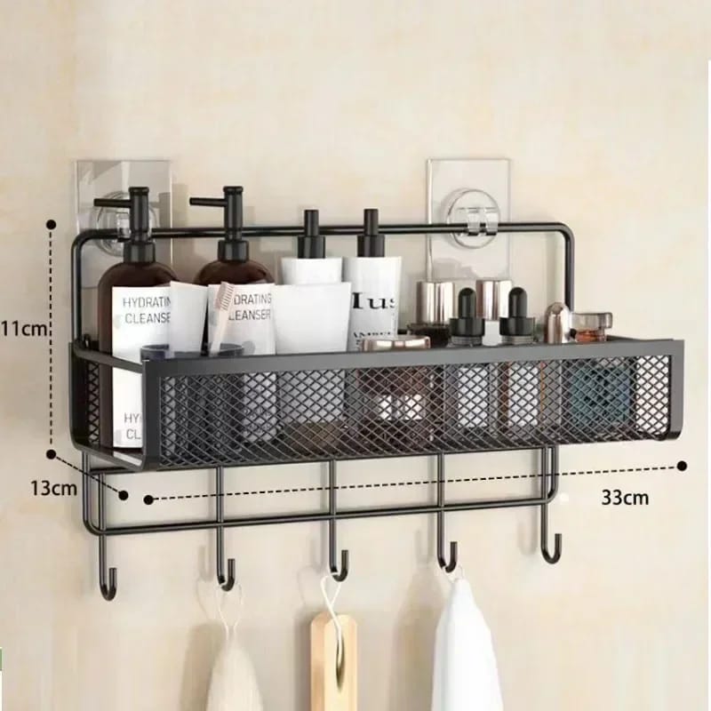 2pc set Portable Hanging Wall-mounted Storage Rack_2