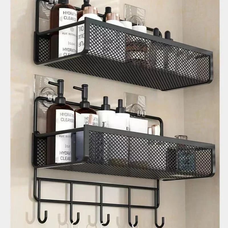 2pc set Portable Hanging Wall-mounted Storage Rack_4