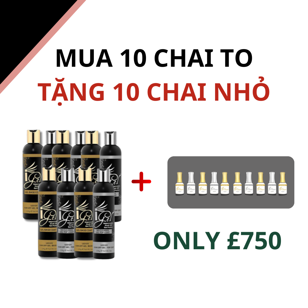 IGEL Mua 10 chai to tặng 10 chai nhỏ
