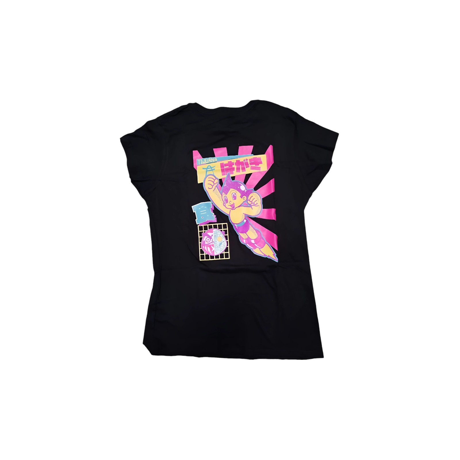 U PLAYERA L.E. HAGAKI NEGRA ASTROBOY MUJER _1